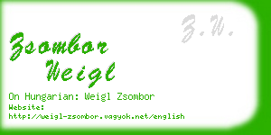 zsombor weigl business card